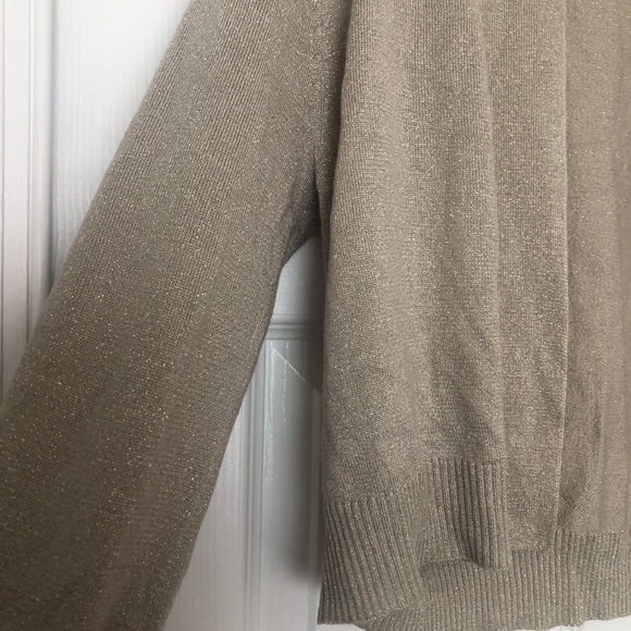 NWT Calvin Klein Gold Open Front Cardigan - Picture 3 of 5